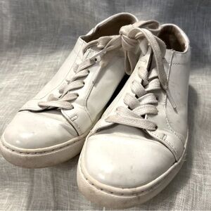 Kenneth Cole Reaction Women White Sneakers Tennis Shoes Size 6